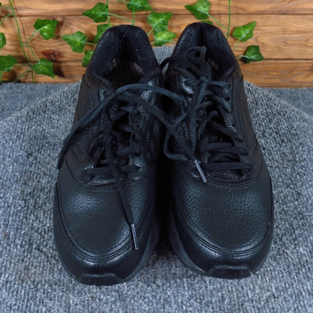 Brooks Addiction Walker Womens Walking Shoes Size 9.5 Narrow 2A Black Leather